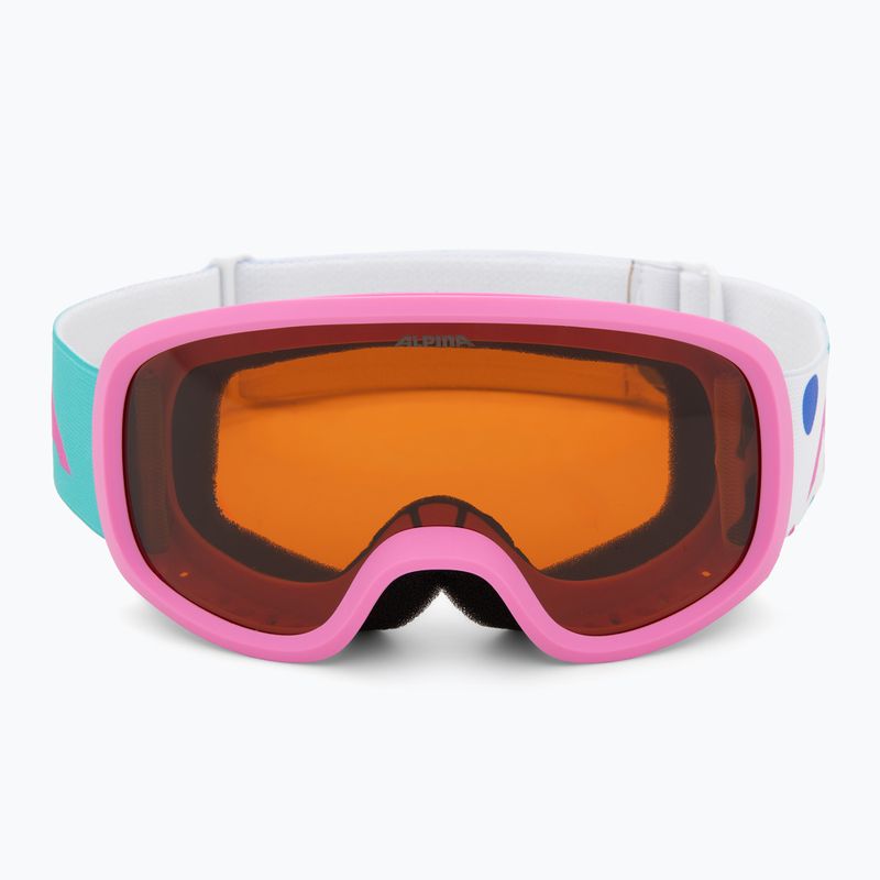 Children's ski goggles Alpina Piney 2.0 rose matt/orange 2