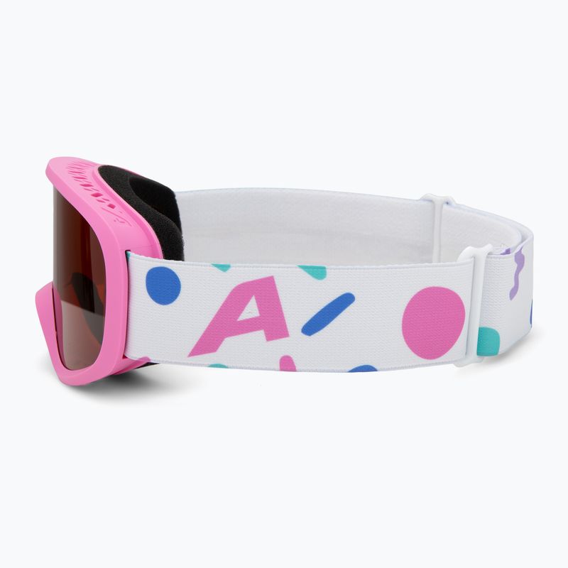 Children's ski goggles Alpina Piney 2.0 rose matt/orange 4