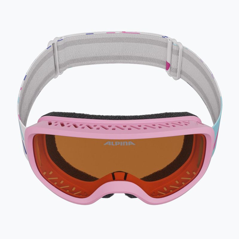 Children's ski goggles Alpina Piney 2.0 rose matt/orange 5