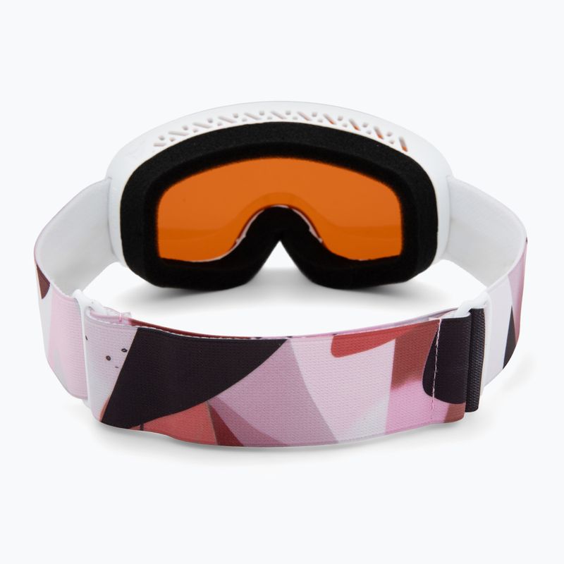 Children's ski goggles Alpina Piney 2.0 white/rose matt/orange 3