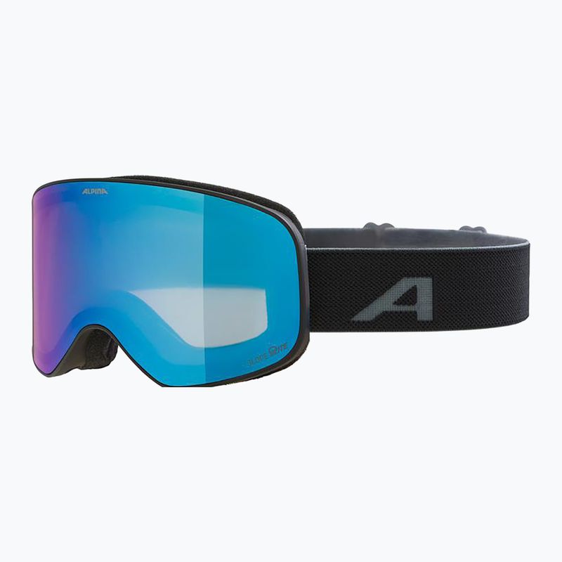 Ski goggles Alpina Slope Q-Lite black/black matt/blue