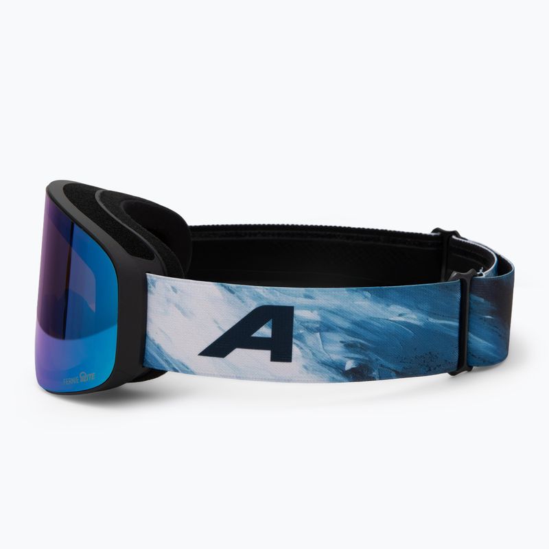 Children's ski goggles Alpina Fernie Q-Lite black/blue matt 4