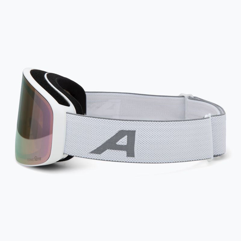 Children's ski goggles Alpina Fernie Q-Lite white matt/rose 4