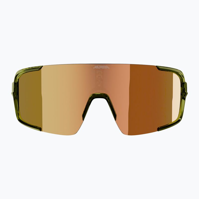 Sunglasses Alpina Lumin green transparent gloss/gold mirror 2