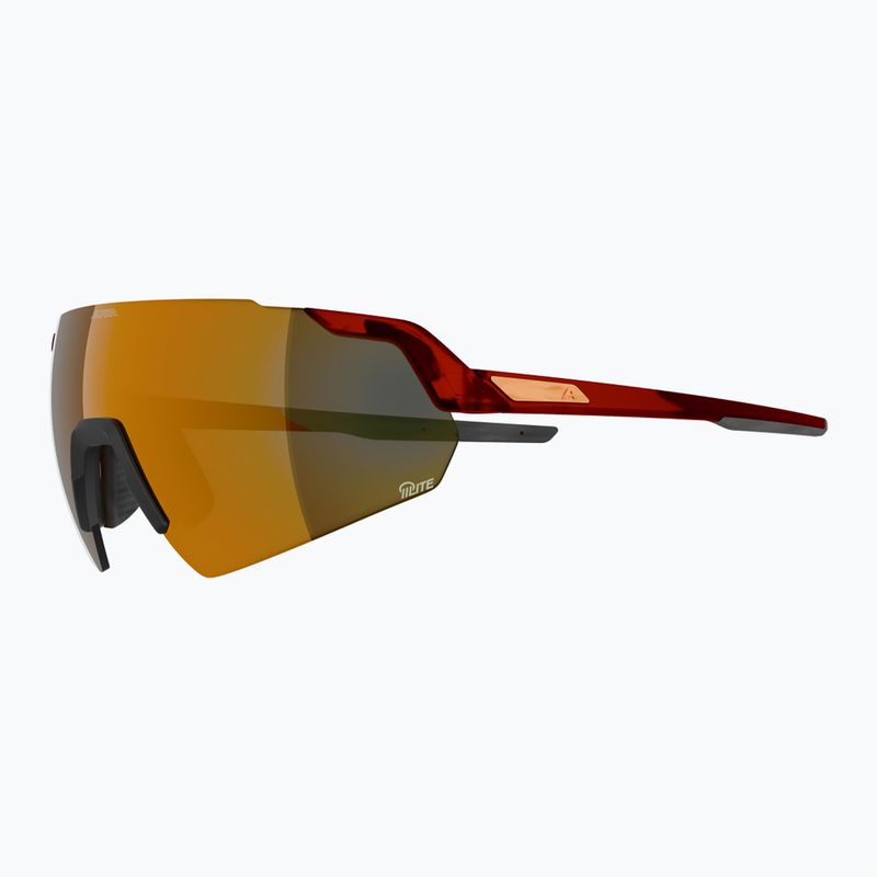 Sunglasses Alpina Turbo Air Q-Lite red transculent matt/gold mirror/pink 4