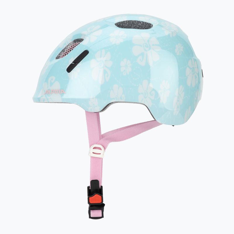 Children's bike helmet Alpina Ximo 2 Jr aqua rose flower gloss 3