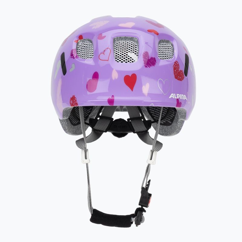 Children's bike helmet Alpina Ximo 2 Jr purple hearts gloss 2
