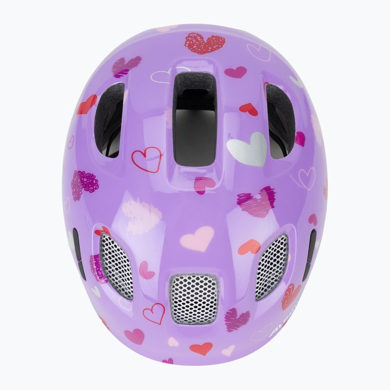 Children's bike helmet Alpina Ximo 2 Jr purple hearts gloss 6