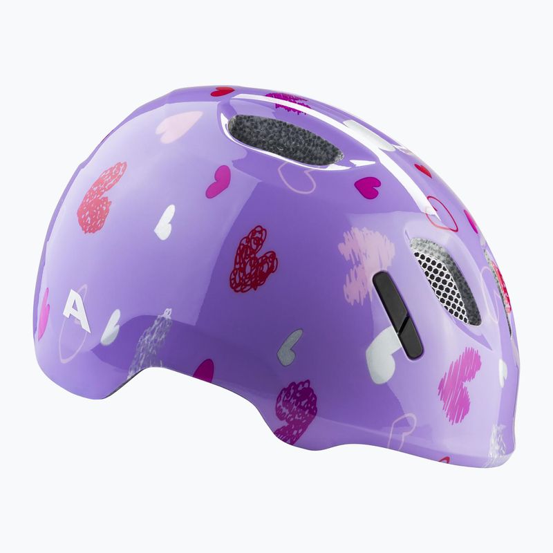 Children's bike helmet Alpina Ximo 2 Jr purple hearts gloss 3