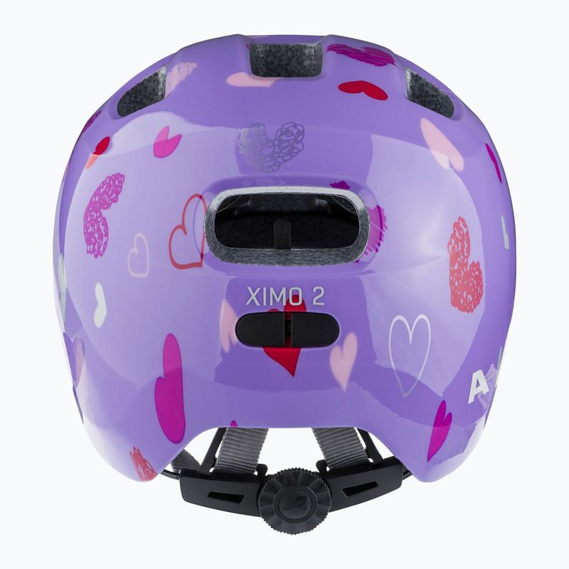Children's bike helmet Alpina Ximo 2 Jr purple hearts gloss 5