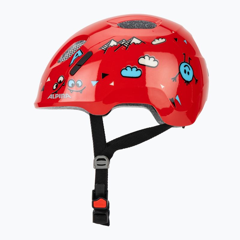 Children's bike helmet Alpina Ximo 2 Jr red smile gloss 3