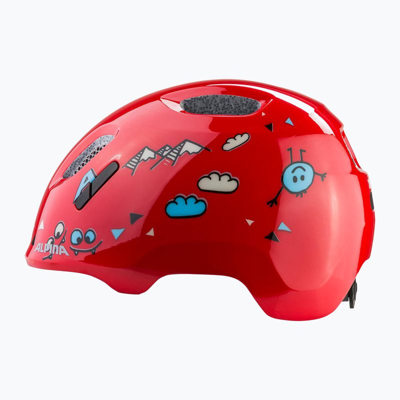 Children's bike helmet Alpina Ximo 2 Jr red smile gloss 2