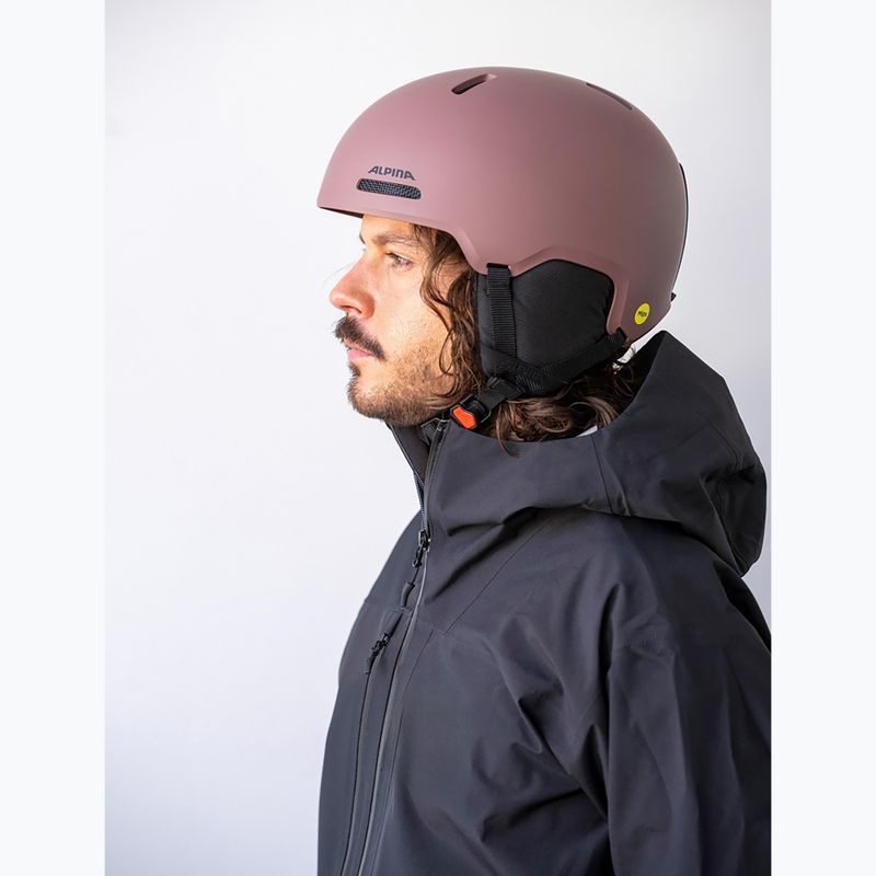 Ski helmet Alpina Arber 2 MIPS coj old rose 6