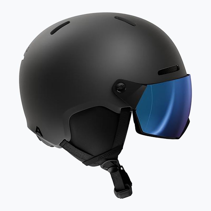 Ski helmet Alpina Arber 2 Visor Q-Lite black matte 2