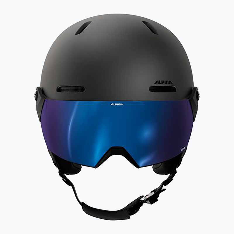Ski helmet Alpina Arber 2 Visor Q-Lite black matte 3