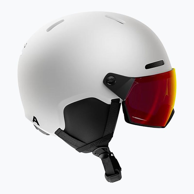 Ski helmet Alpina Arber 2 Visor Q-Lite white matt 2