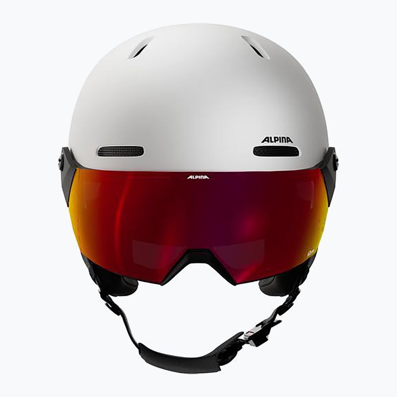Ski helmet Alpina Arber 2 Visor Q-Lite white matt 3
