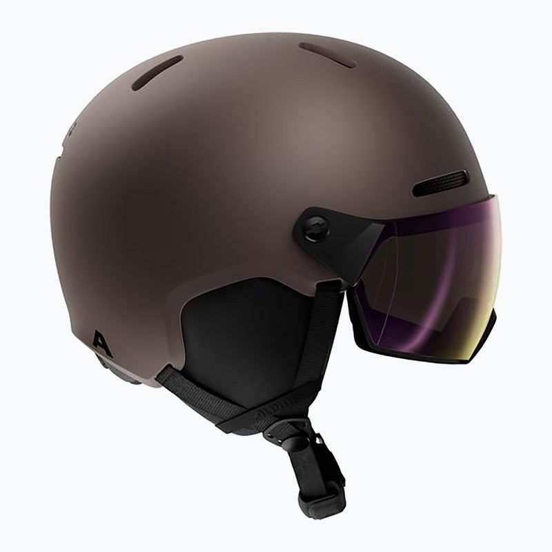 Ski helmet Alpina Arber 2 Visor Q-Lite ox brown matt 2