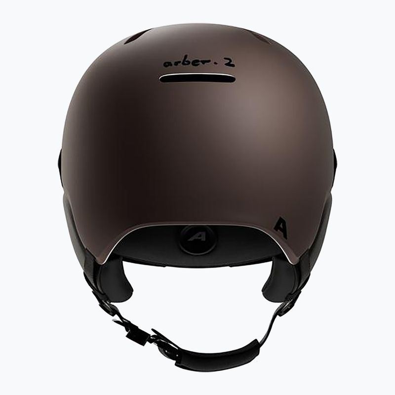 Ski helmet Alpina Arber 2 Visor Q-Lite ox brown matt 4