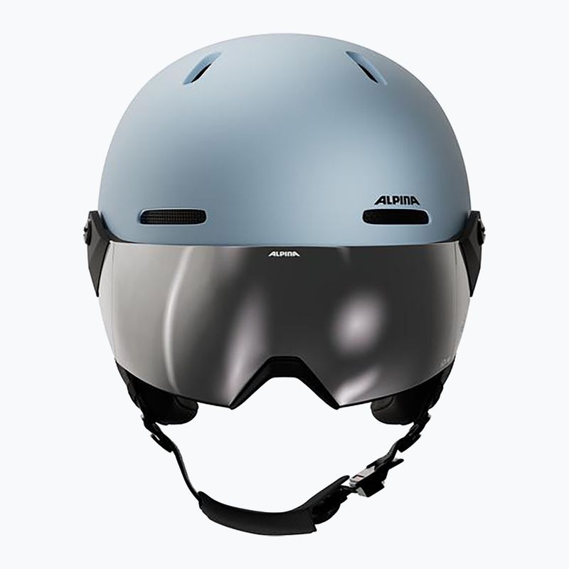 Ski helmet Alpina Arber 2 Visor Q-Lite ice blue matt 2