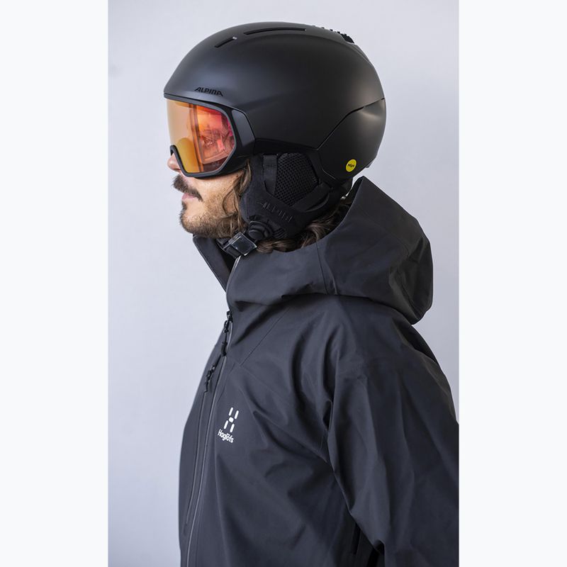 Ski helmet Alpina Vizzard QV MIPS black matte 6