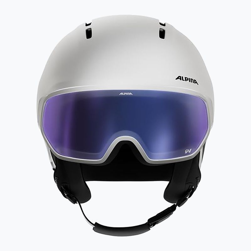 Ski helmet Alpina Vizzard QV MIPS white matt 3
