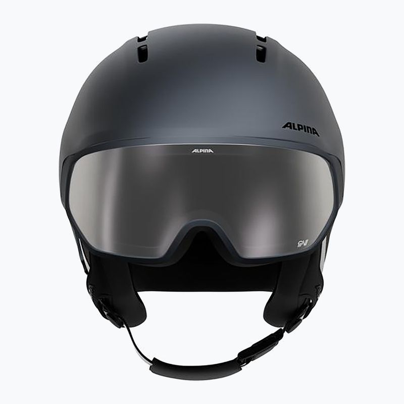 Ski helmet Alpina Vizzard QV MIPS midnight grey matt 3