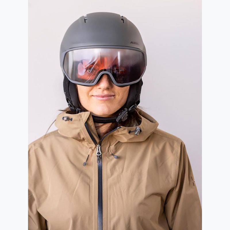 Ski helmet Alpina Vizzard QV MIPS midnight grey matt 7