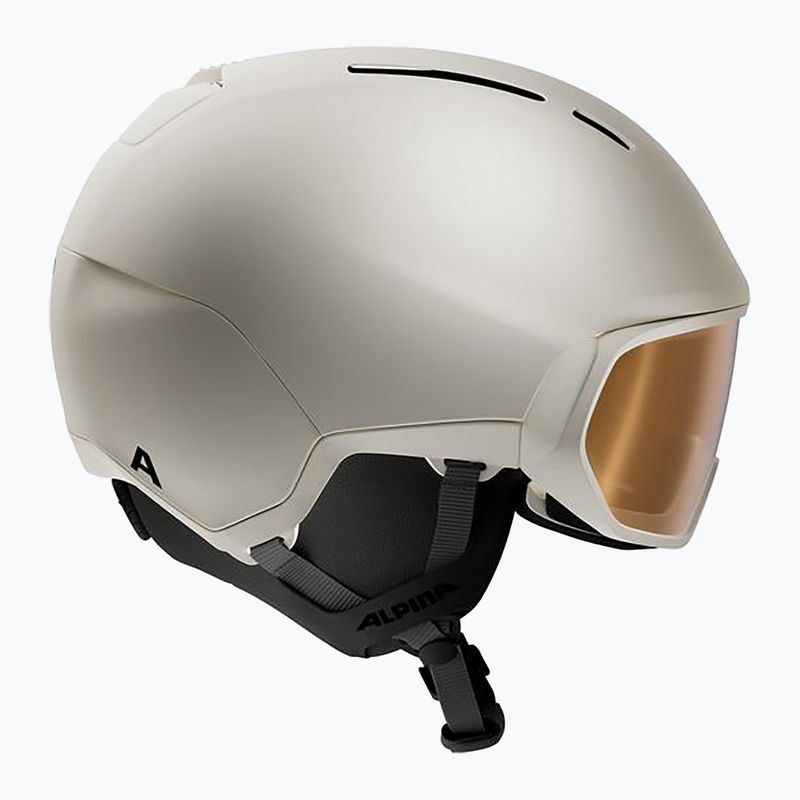 Ski helmet Alpina Vizzard QV MIPS sand matt 2