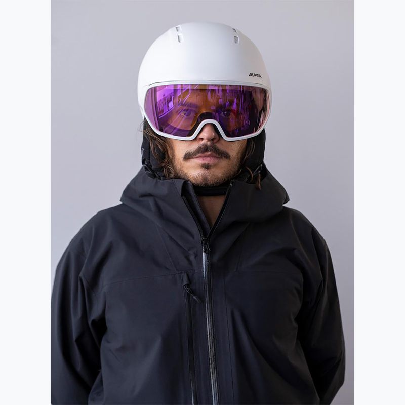 Ski helmet Alpina Vizzard Q-Lite white matt 5
