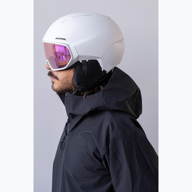 Ski helmet Alpina Vizzard Q-Lite white matt 6