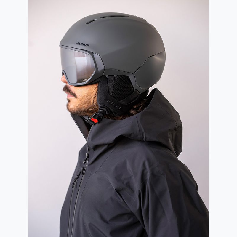 Ski helmet Alpina Vizzard Q-Lite midnight grey matt 6