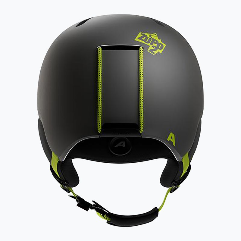 Children's ski helmet Alpina Zupo 2 charcoal neon matt 4