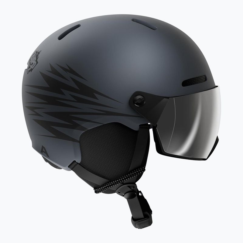 Children's ski helmet Alpina Zupo 2 Visor Q-Lite midnight grey 2