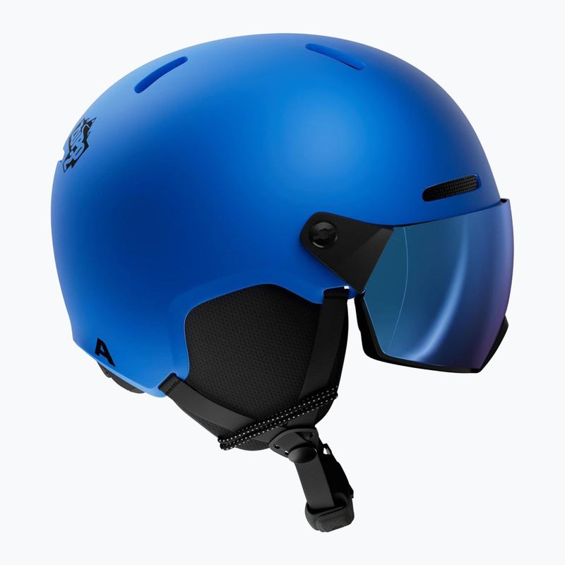 Children's ski helmet Alpina Zupo 2 Visor Q-Lite blue matt 2