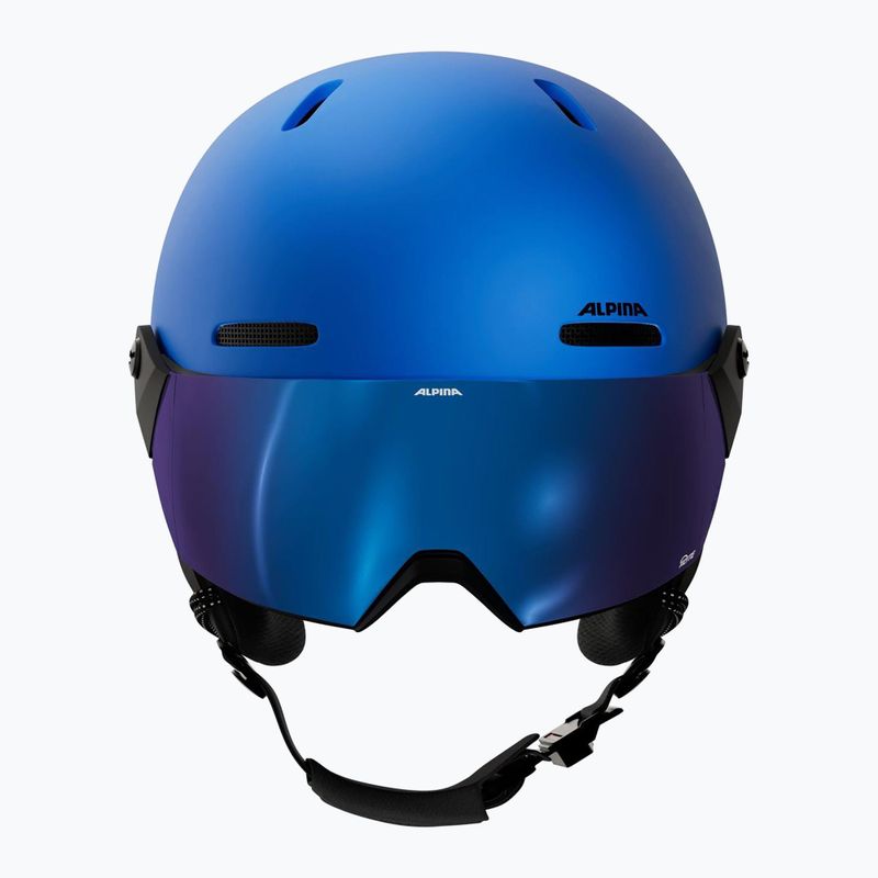 Children's ski helmet Alpina Zupo 2 Visor Q-Lite blue matt 3