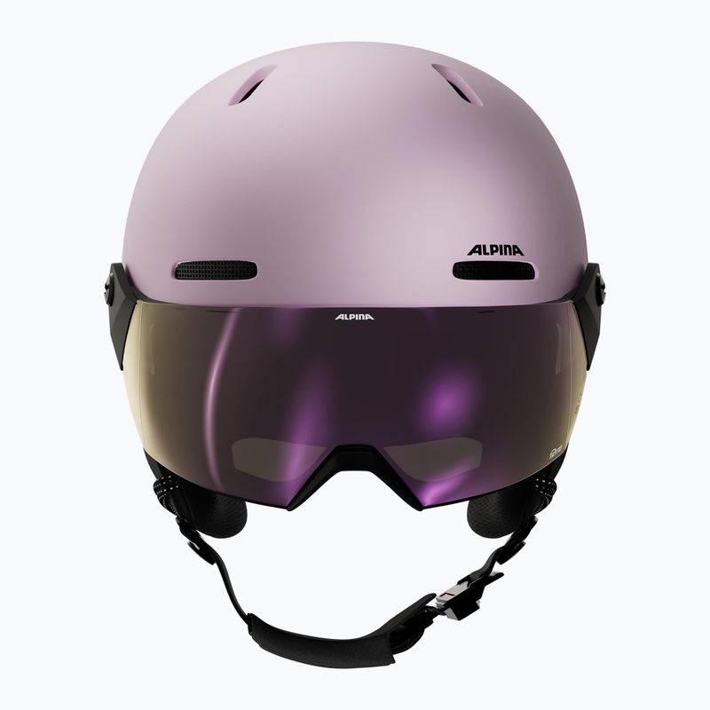 Children's ski helmet Alpina Zupo 2 Visor Q-Lite rose matt 3