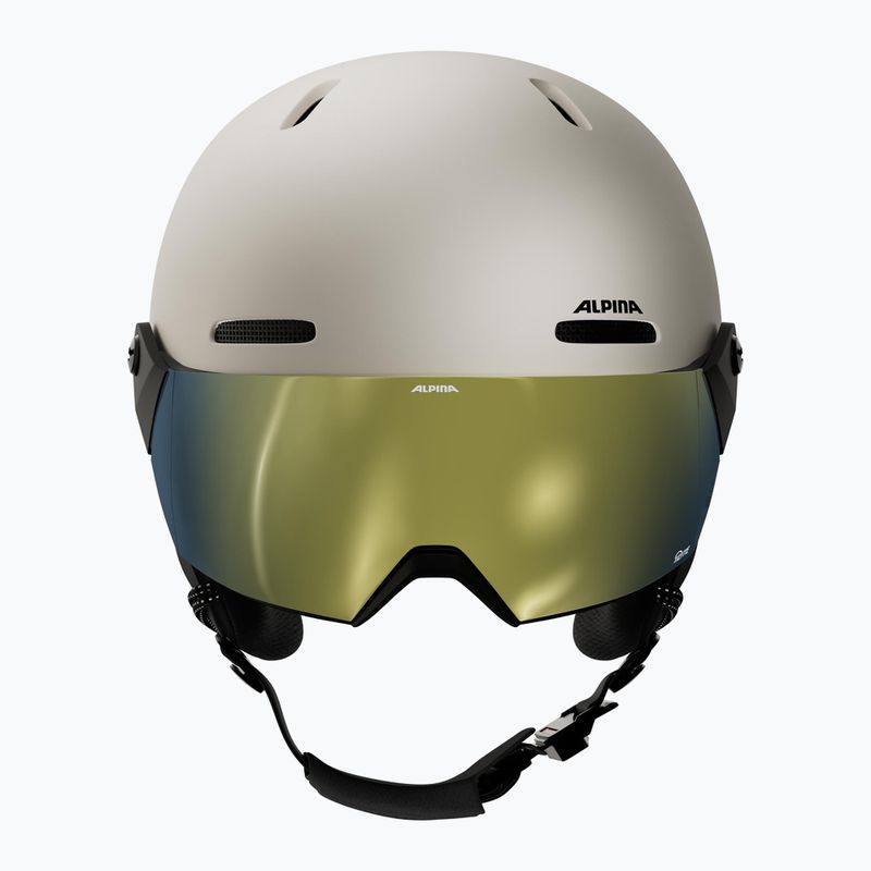 Children's ski helmet Alpina Zupo 2 Visor Q-Lite sand matt 3