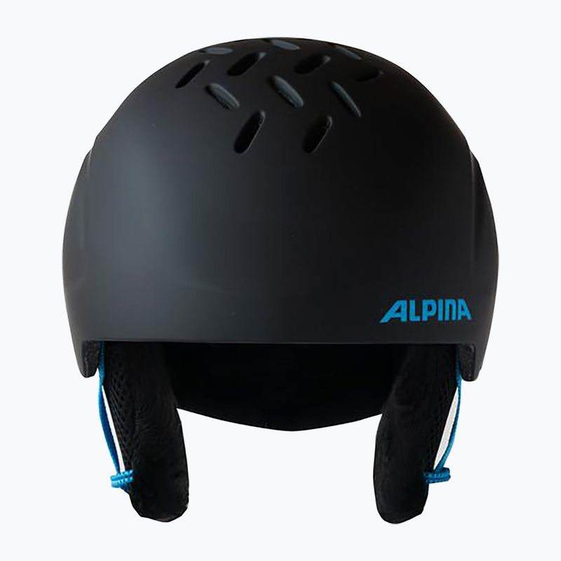 Children's ski helmet Alpina Pizi black blue matt 3