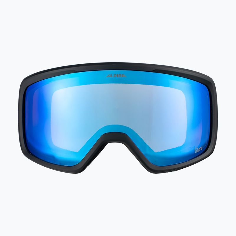 Ski goggles Alpina Narkoja 2 Q-Lite black matt/blue s2 2