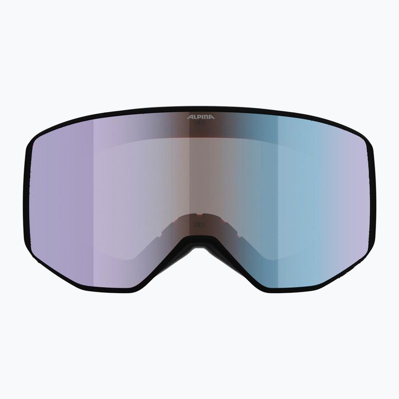 Ski goggles Alpina Venet M Q-Lite  black/blue matt 2