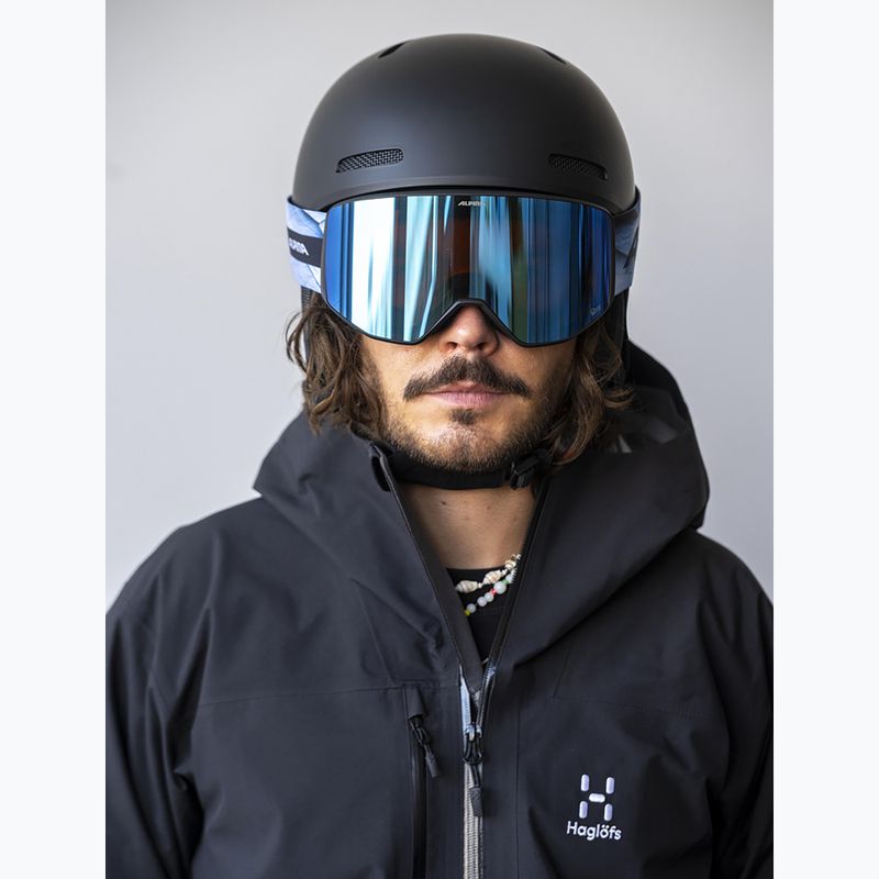 Ski goggles Alpina Venet M Q-Lite  black/blue matt 4