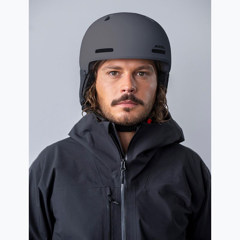 Ski helmet Alpina Arber 2 MIPS midnight grey 5