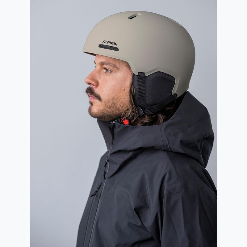 Ski helmet Alpina Arber 2 MIPS sand matt 6