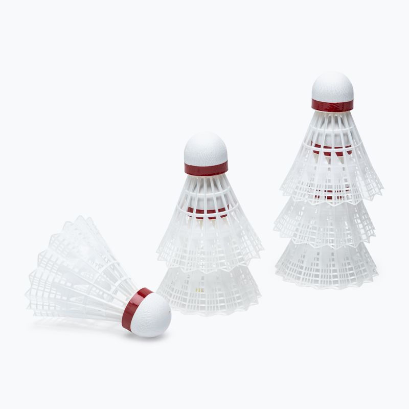 Badminton shuttlecocks VICTOR Nylonshuttle 1000 6pcs white 2