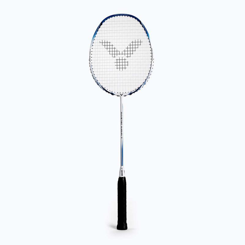 VICTOR Wavetec Magan 7 badminton racket blue and white 200023