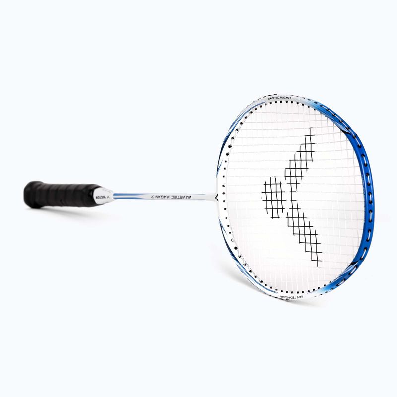 VICTOR Wavetec Magan 7 badminton racket blue and white 200023 2