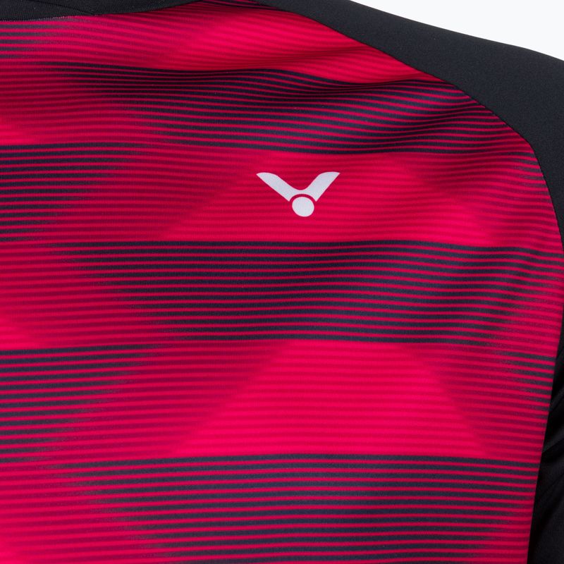 Men's tennis shirt VICTOR T-33102 CD red/black 3