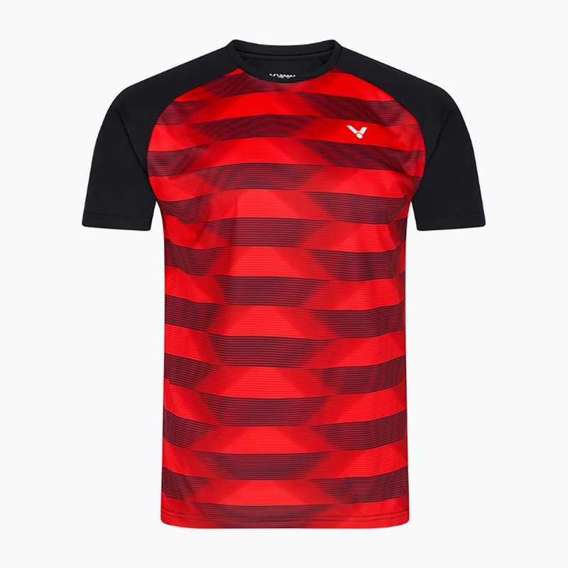 Men's tennis shirt VICTOR T-33102 CD red/black 4