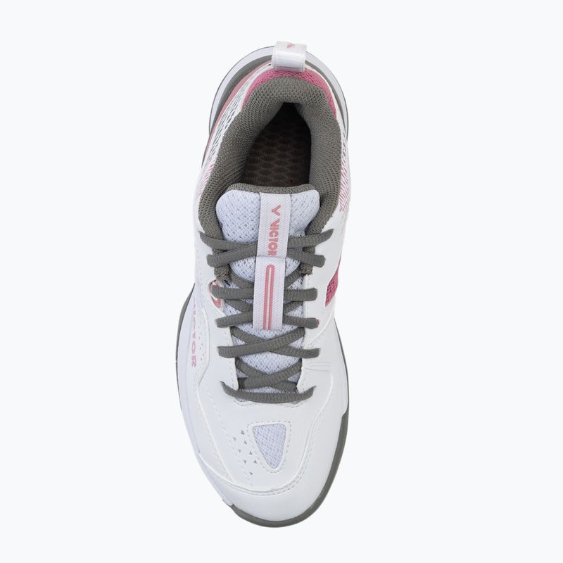 Women's badminton shoes VICTOR A610IVF white/ grey 5